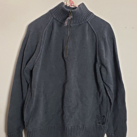 AMERICAN EAGLE MEN'S SWEATER ZIP COLLAR SIZE LARGE - Picture 2 of 16